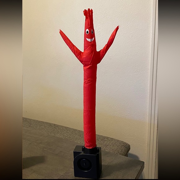 Wacky Waving Inflatable Tube Guy Red - Picture 3 of 3